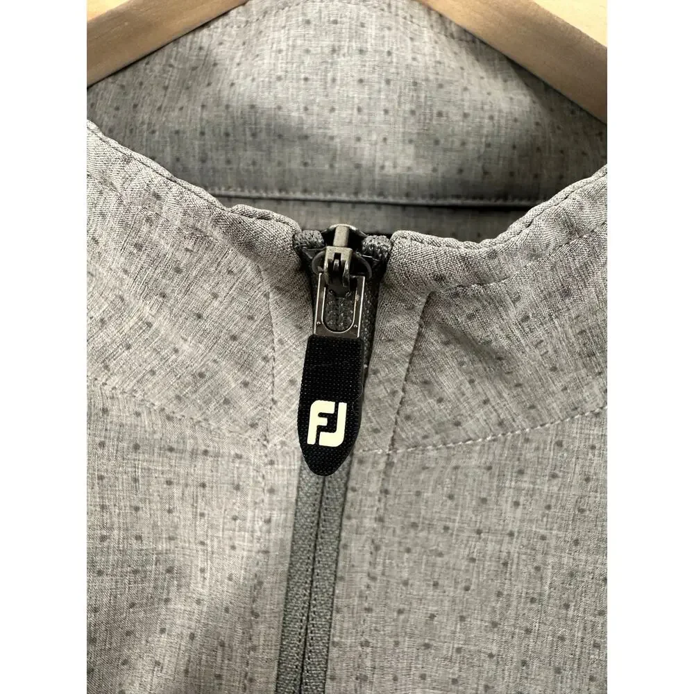 FootJoy FJ Men's Quarter Zip Golf Pullover Gray TPC Piper Glen Logo Size XL